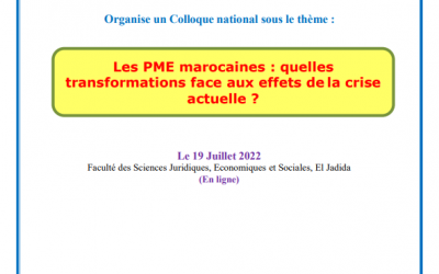 Les PME marocaines : quelles transformations face aux effets de la crise actuelle ?