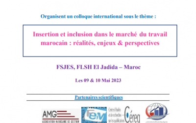 Insertion et inclusion dans le marché du travail marocain : réalités, enjeux & perspectives