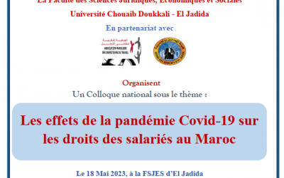 Les effets de la pandémie Covid-19 sur les droits des salariés au Maroc