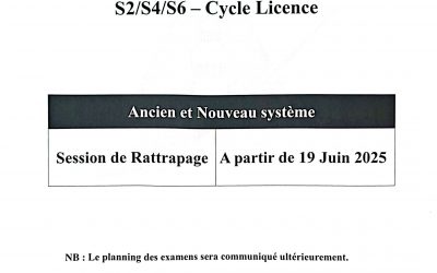 Calendrier Pédagogique 2024-2025 Session Printemps