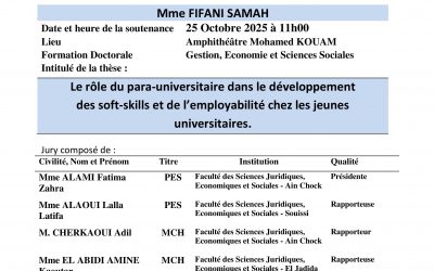 Avis de soutenance